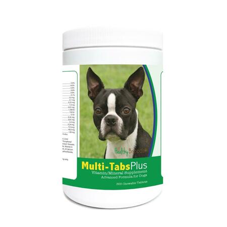 HEALTHY BREEDS Boston Terrier Multi-Tabs Plus Chewable Tablets, 365PK 840235123610